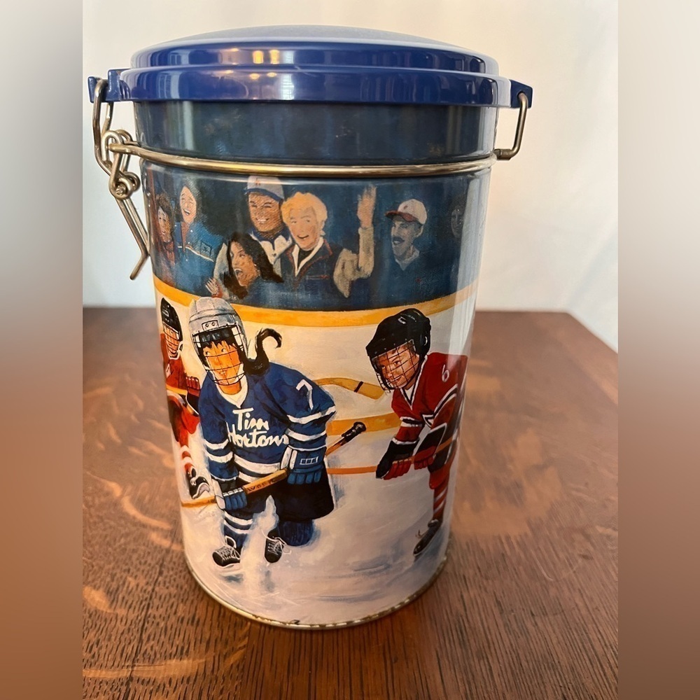 Limited Edition Tim Hortons collector tin “Winning Goal” #002